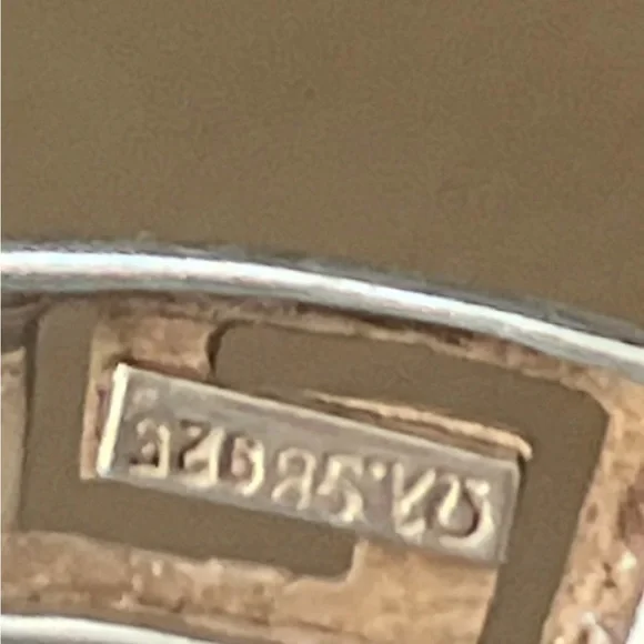 Sterling Silver 925 Greek Key Wrap Cuff Bracelet - Picture 4 of 5